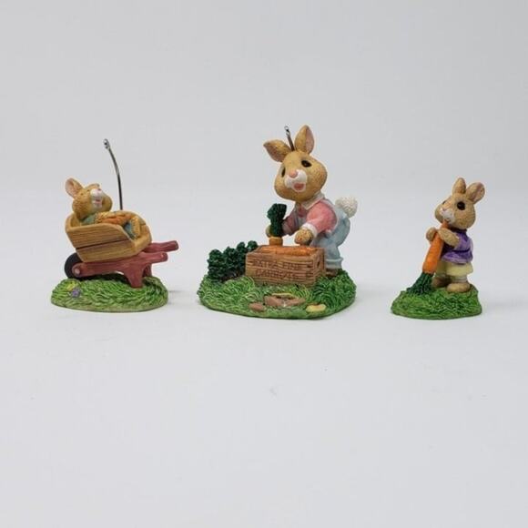 1997 Hallmark Bumper Crop Springtime Holiday Eastern Handcrafted Ornament - Picture 3 of 6